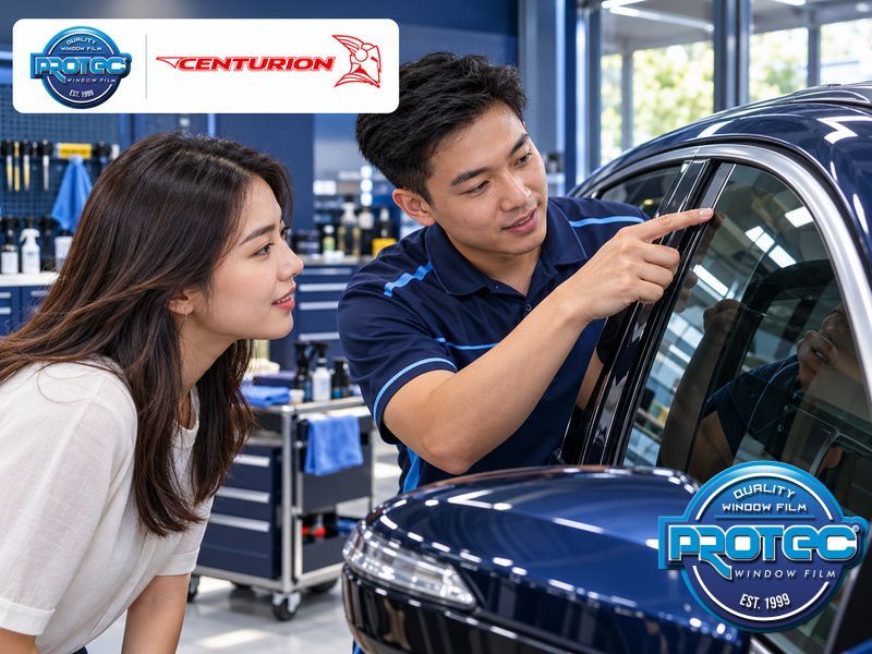 Minh họa: Kiểm tra chất lượng hoàn thiện và thông tin bảo hành trước khi nhận xe