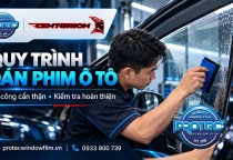 Quy trình dán phim cách nhiệt ô tô chuẩn kỹ thuật và cách kiểm tra sau thi công